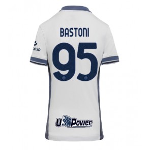 Inter Milan Alessandro Bastoni #95 Udebanetrøje Dame 2024-25 Kort ærmer